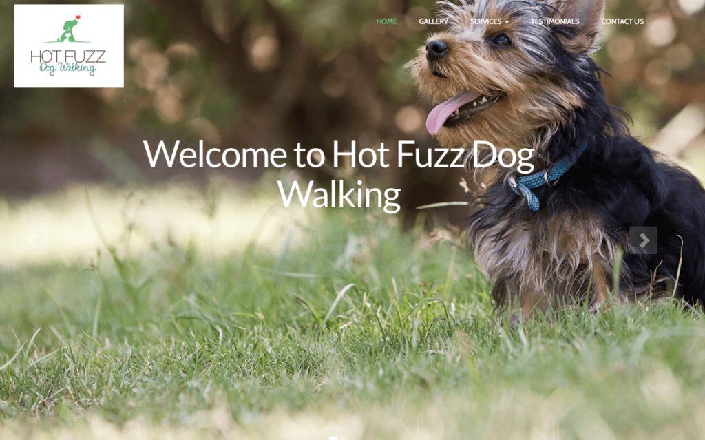 Dog walker website